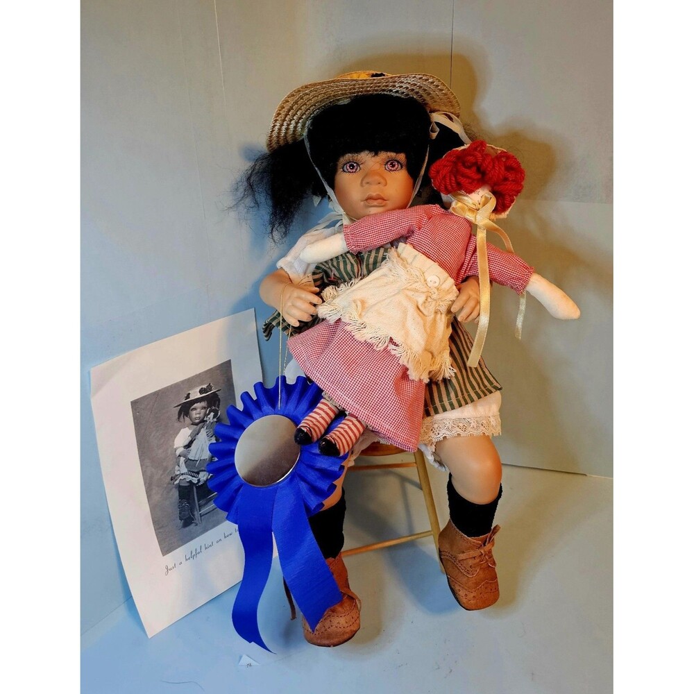 RAMONA! 💗 Designer Guild LIMITED EDITION porcelain DOLL by Linda Steele HS6001